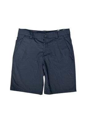 Under Armour Youth Boys Size Large Solid Black Zipper Chino Short